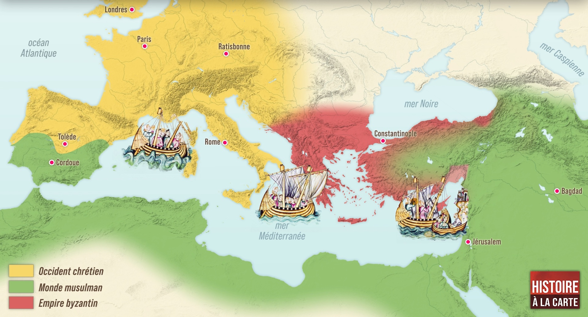 Les croisades et le commerce méditerranéen